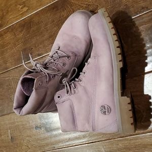 Lavender Timberland Boots